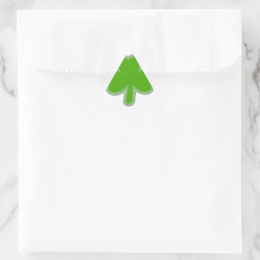 Sint Patrick's Shamrock Drawing Sticker (Tas)