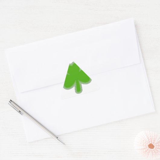 Sint Patrick's Shamrock Drawing Sticker (Envelop)