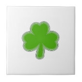 Sint Patrick's Shamrock Drawing Tegeltje (Voorkant)