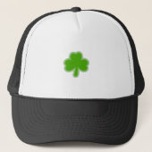 Sint Patrick's Shamrock Drawing Trucker Pet (Voorkant)