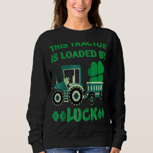 Sint Patrick's Tractor Shamrocks Tractor Truck Loa Trui