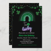 Sint Patrick's tweede gelukkige feest op de tweede Kaart (Voorkant / Achterkant)