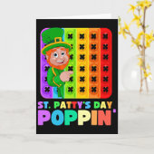 Sint-Patricksdag Is Poppin Pop Het Fidet Speelgoed Kaart (Gele Bloem)
