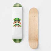 Sint-Patricksdag puppy  Persoonlijk Skateboard (Voorkant)