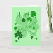 Sint-Patricksdag Zegen Vakantiekaart Feestdagen Kaart (Voorkant)