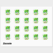 Sint-Patrickstickers Ronde Sticker (Vel)