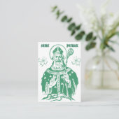 Sint-Patrickus Gebedskaart Plaatskaartje (Staand voorkant)
