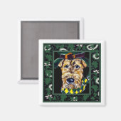 Sint Patty Airedale Magneet (Voorkant / Achterkant)