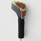 Sint-Patty Doxie Golfheadcover (Schuin)