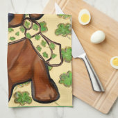 Sint-Patty Doxie Theedoek (Quarter Fold)