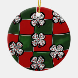 Sint Patty Kunstontwerp Keramisch Ornament
