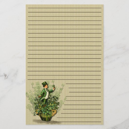 Sint Patty's Day Gent-Briefpapier- Briefpapier (Voorkant)