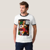 Sint Patty's Day Welsh Corgi T-shirt (Voorkant volledig)