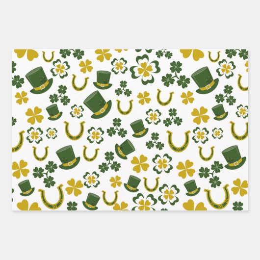 Sint-Patty's Day Wrapping Paper Sheets (Voorkant 3)