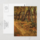 Sint-Paul Hospital Garden, Afbeelding, Van Gogh Fi Briefkaart (Voorkant / Achterkant)