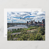 Sint-Paul, Landschap Minnesota Briefkaart (Voorkant / Achterkant)