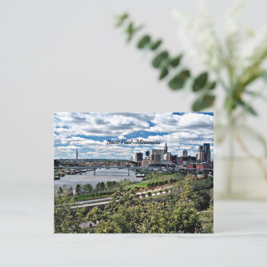 Sint-Paul, Landschap Minnesota Briefkaart (Staand voorkant)