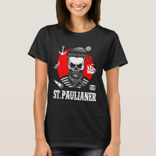 Sint Pauli Hamburg Skull Paulian Saint Pauli T-shirt
