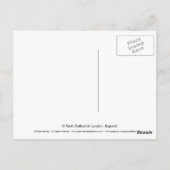 Sint-Paul's kathedraal Briefkaart (Achterkant)