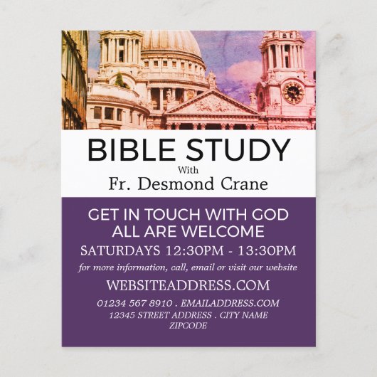 Sint-Paul's kathedraal, Christelijke Bijbelklasse  Flyer (Voorkant)