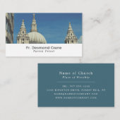 Sint-Paul's kathedraal, christendom, godsdienst Visitekaartje (Voorkant / Achterkant)