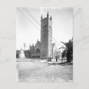 Sint-Paul's kerk, New Orleans, in de jaren 1890 Briefkaart
