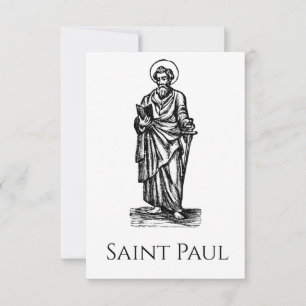 Sint-Paulus de Apostel Heilige kaart Onze Vader