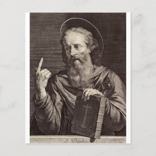 Sint-Paulus de Apostel Patroonheilige van Schrijve Flyer (Voorkant)
