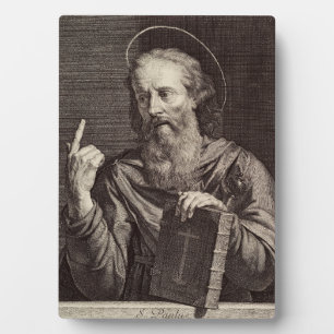 Sint-Paulus de Apostel Patroonheilige van Schrijve Fotoplaat