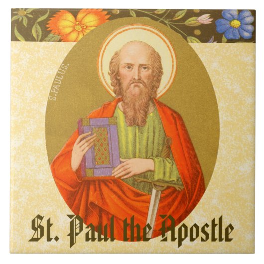 Sint-Paulus de Apostel (PM 06) Tegeltje (Voorkant)