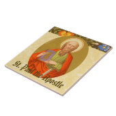 Sint-Paulus de Apostel (PM 06) Tegeltje (Zijkant)