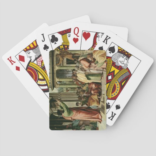 Sint-Paulus predikend in Athene (karton voor de Si Pokerkaarten (Achterkant)