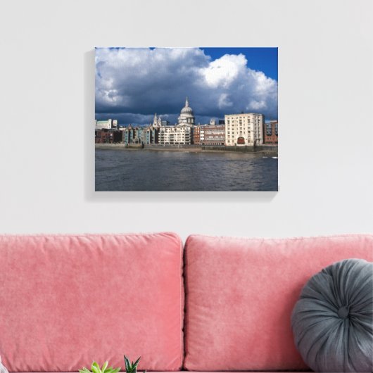 Sint-Pauluskathedraal Canvas Afdruk (Insitu (Woonkamer))