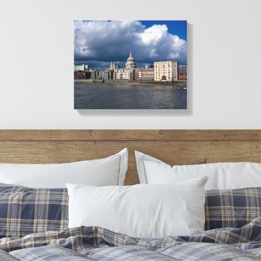 Sint-Pauluskathedraal Canvas Afdruk (Insitu (Slaapkamer))