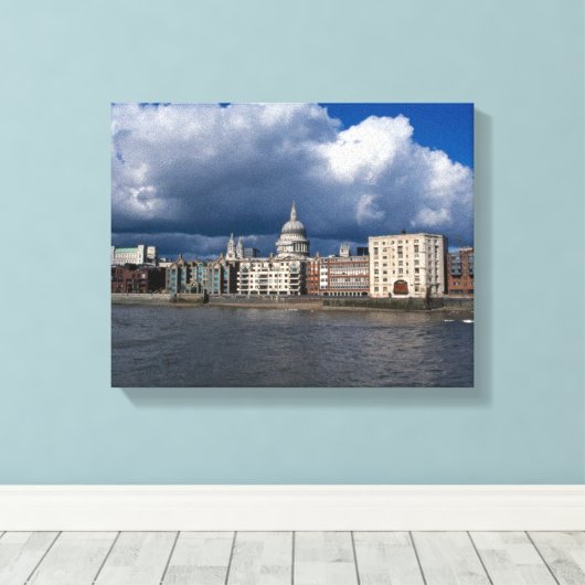 Sint-Pauluskathedraal Canvas Afdruk (Insitu (Houten vloer))