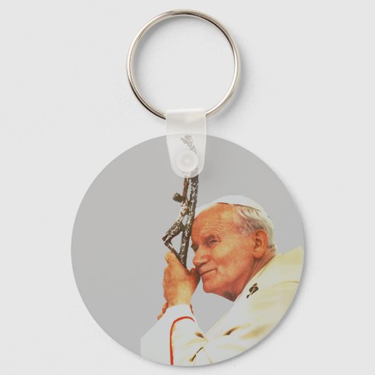 Sint Paus Johannes Paulus II Sleutelhanger (Voorkant)
