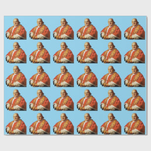 Sint Paus Johannes XXIII hoofd van de Katholieke K Cadeaupapier