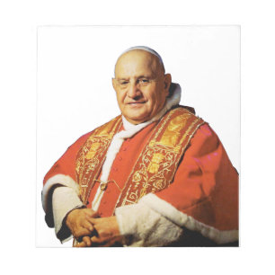 Sint Paus Johannes XXIII hoofd van de Katholieke K Notitieblok
