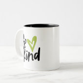 Sint-penseel Script-hart Tweekleurige Koffiemok (Voorkant links)