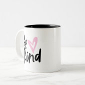 Sint-penseel Script-hart Tweekleurige Koffiemok (Voorkant links)