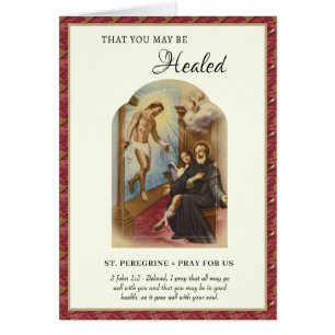 Sint-Peregrine Prayers Cancer Health Illness