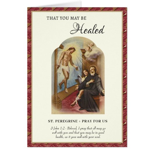 Sint-Peregrine Prayers Cancer Health Illness (Voorkant)