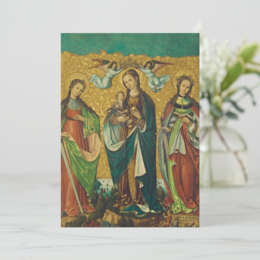 Sint Perpetua en Felicitas Kaart (Staand voorkant)