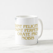 Sint Perpetua & Sint Felicitas Koffiemok (Voorkant rechts)