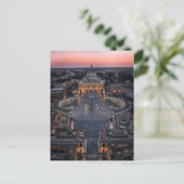 Sint-Peter Basilica en plein op Sunset Briefkaart (Staand voorkant)