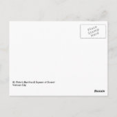 Sint-Peter Basilica en plein op Sunset Briefkaart (Achterkant)