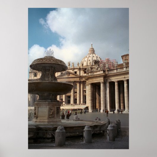 Sint-Peter Basilica, Vaticaan, Rome Poster (Voorkant)