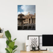 Sint-Peter Basilica, Vaticaan, Rome Poster (Thuiskantoor)