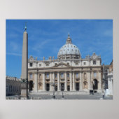 Sint-Peter Basilica-Vaticaanstad Poster (Voorkant)