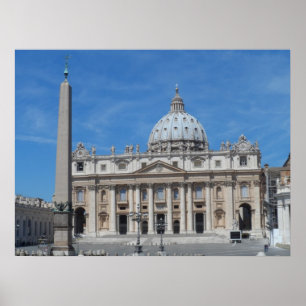 Sint-Peter Basilica-Vaticaanstad Poster